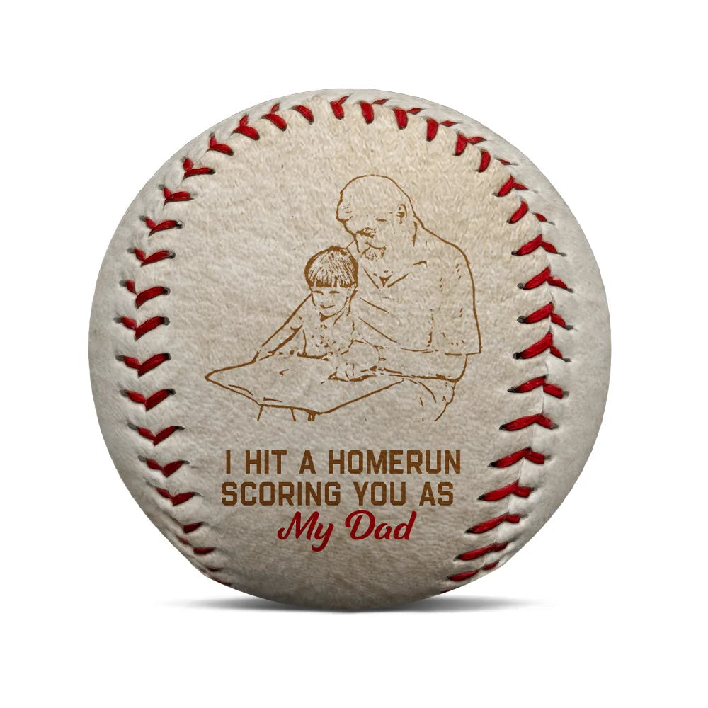I Caught The Best Dad - Personalized Baseball/Softball Art Baseball, Softball PopCulturePrints