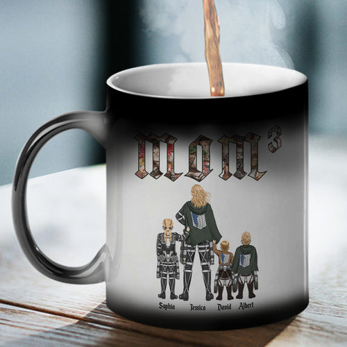 Personalized Magic Mug for Mom - Anime-Inspired Design Coffee Mug PopCulturePrints