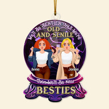 Load image into Gallery viewer, Personalized Best Friends Acrylic Ornament - Old and Senile Design Ornament PopCulturePrints
