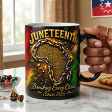 Load image into Gallery viewer, Celebrate Freedom with Every Sip - Juneteenth Magic Mug - Personalized Gifts for History Buffs and Patriots
