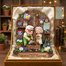 Load image into Gallery viewer, Adventure is Growing Old Together - Personalized Gardening Couples Acrylic Plaque
