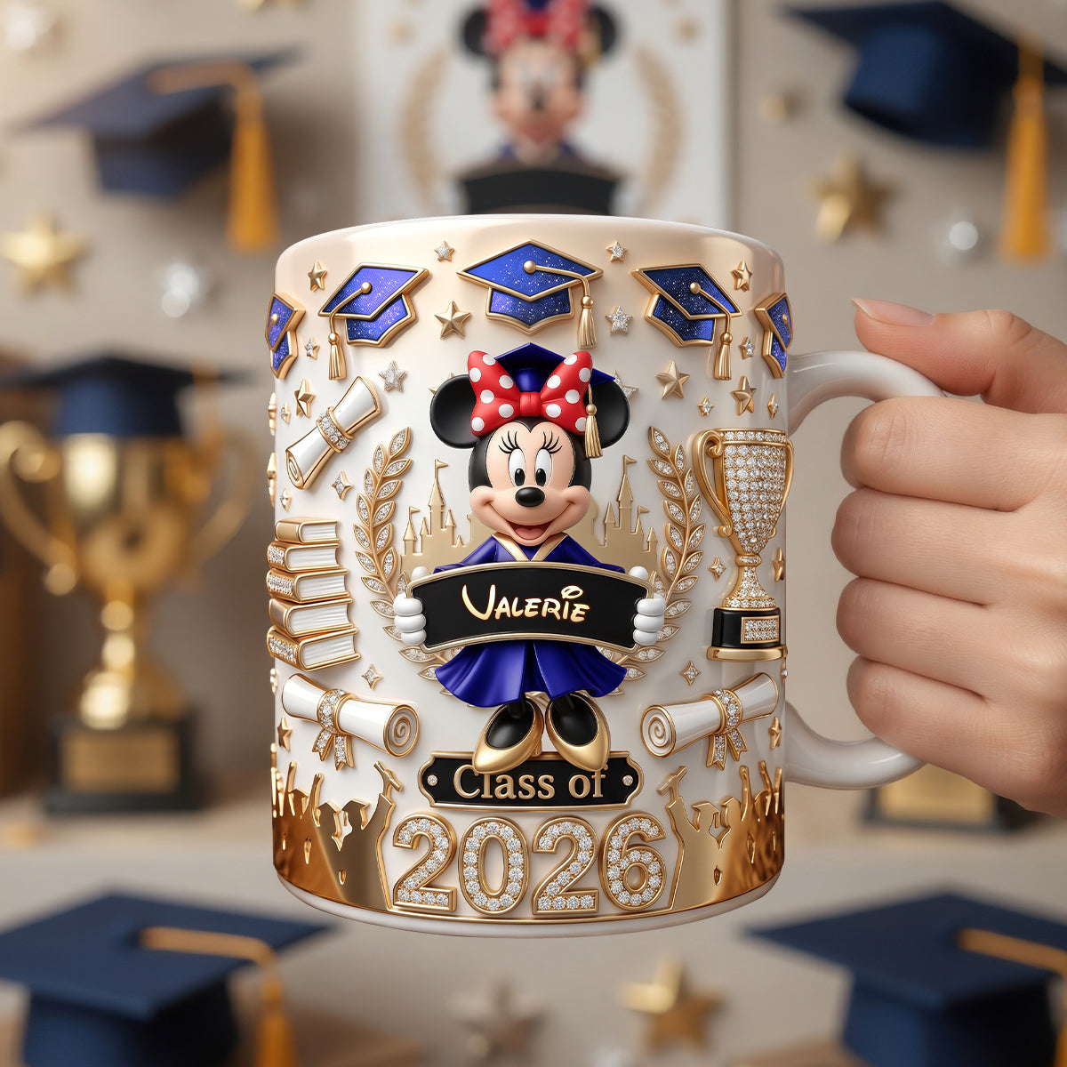 Dream Big Graduation Coffee Mug - Personalized Gift for Graduates Coffee Mug PopCulturePrints