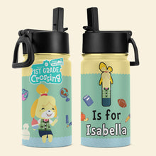 Load image into Gallery viewer, Personalized Back To School Kids Tumbler - Animal Crossing Design Tumbler Cup PopCulturePrints
