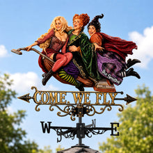 Load image into Gallery viewer, “Come, We Fly” - Personalized Weather Vane Gift for Witch Lovers
