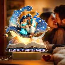 Load image into Gallery viewer, I Can Show You the World - Personalized Desert Princess LED Light Gift for Couples Led Night Light PopCulturePrints
