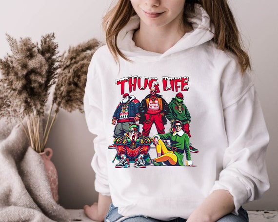 Hip Hop Christmas Crewneck Sweatshirt