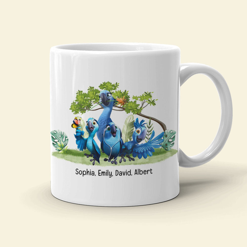 Best Mom Ever Personalized Mug with Custom Names Coffee Mug PopCulturePrints