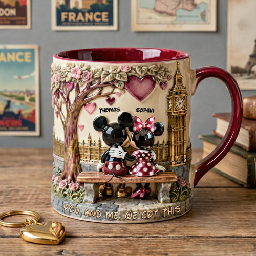 You and Me Coffee Accent Mug - Personalized Couple Gift for Any Occasion Coffee Mug PopCulturePrints
