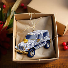 Load image into Gallery viewer, “Adventure Awaits” - Personalized Off-Road Adventure Car Ornament - Custom Gift for Outdoor Enthusiasts Ornament PopCulturePrints
