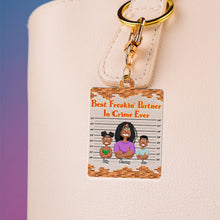 Load image into Gallery viewer, &quot;Best Freakin&#39; Partner In Crime Ever&quot; - Personalized Keychain for Mom and Grandma Keychains PopCulturePrints
