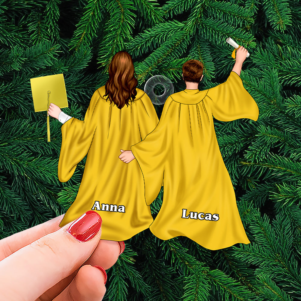 Personalized Graduation Christmas Ornament for Celebrating Graduates Ornament PopCulturePrints