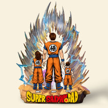 Load image into Gallery viewer, “Unleash Your Inner Hero” - Personalized Super Dad Plaque - Custom Gift for Fathers, Sons, Daughters, and Families Shaped Plaques PopCulturePrints
