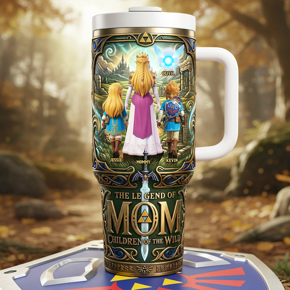 Adventure Awaits - Legendary Adventure Mom Tumbler - Personalized Gift for Moms Tumbler Cup PopCulturePrints