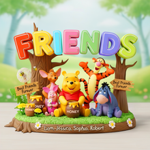 Load image into Gallery viewer, Best Friends Forever - Personalized Acrylic Plaque Shaped Plaques PopCulturePrints
