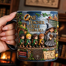 Load image into Gallery viewer, One Teacher to Rule Them All - Legendary Mentor Magic Coffee Mug | Personalized Gifts for Teachers Coffee Mug PopCulturePrints
