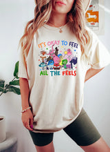 Load image into Gallery viewer, It&#39;s Okay to Feel All The Feels - Inside Out Inspired T-Shirt
