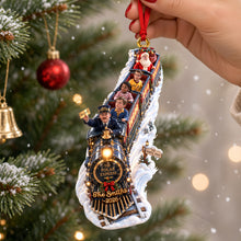 Load image into Gallery viewer, "Ride the Christmas Spirit with the Polar Express!" - Christmas Ornament, Personalized Gift for Family, Friends, and Children Ornament PopCulturePrints
