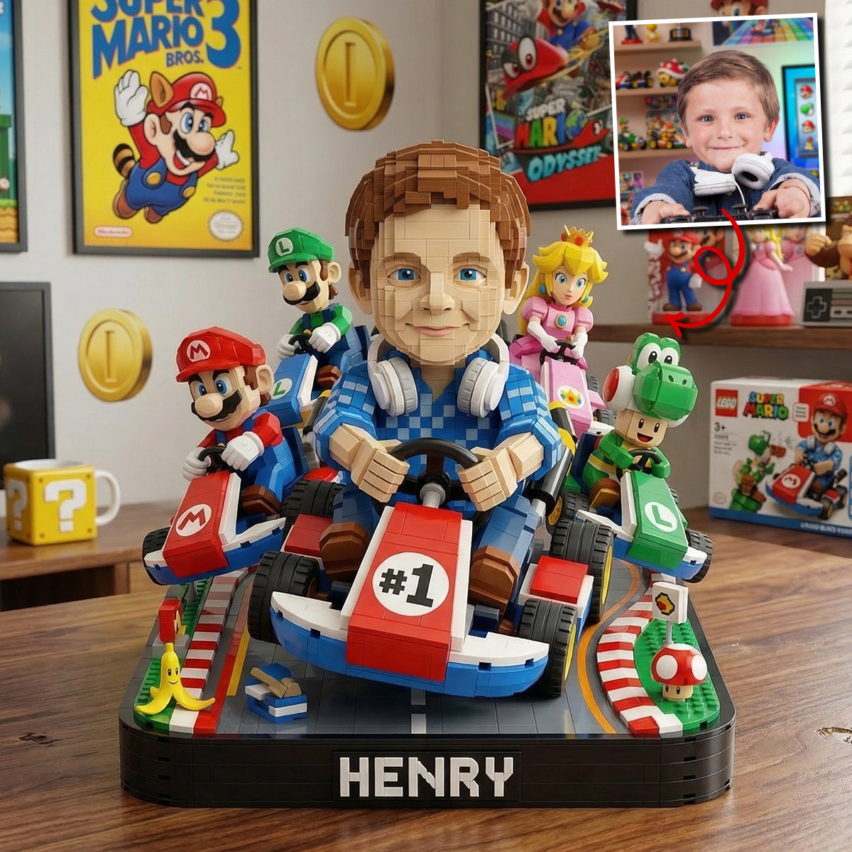 "Race to Fun: A Personalized Adventure!" - Custom Photo Adventurous Race Shaped Plaques PopCulturePrints