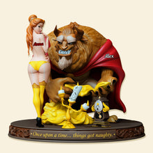 Load image into Gallery viewer, “Once upon a time… things got naughty” - Funny Fairy Tales Acrylic Plaque - Personalized Gift for Couples, Friends, and Fairy Tale Lovers Shaped Plaques PopCulturePrints
