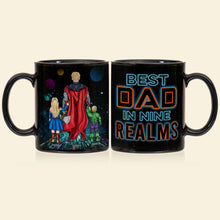 Load image into Gallery viewer, Best Dad in Nine Realms Personalized Coffee Mug Coffee Mug PopCulturePrints
