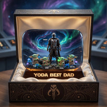 Load image into Gallery viewer, Yoda Best Dad - Personalized Galactic Hero Acrylic Plaque - Ideal Father's Day Gift Shaped Plaques PopCulturePrints
