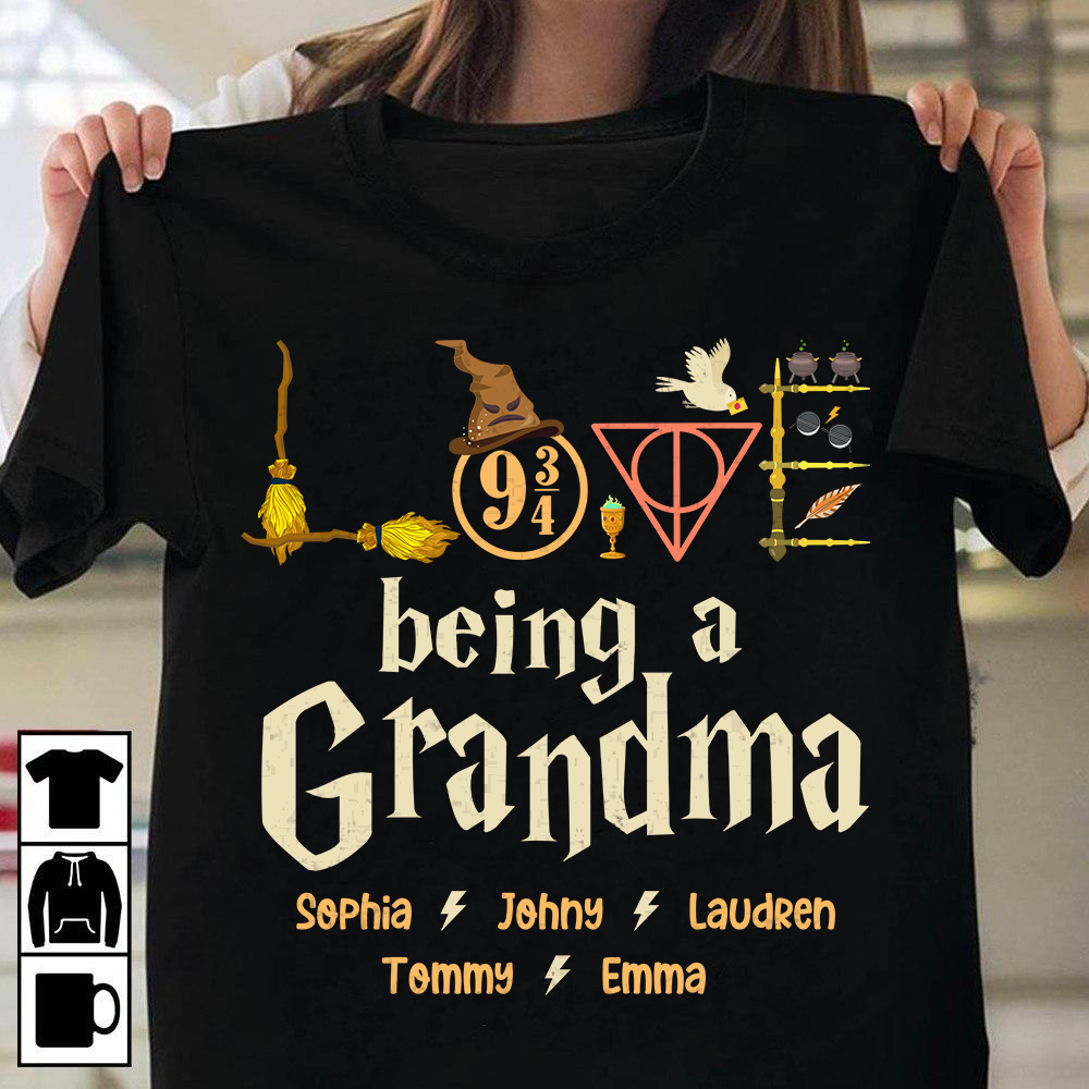 Personalized Harry Potter Grandma T-Shirt