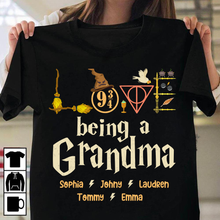 Load image into Gallery viewer, Personalized Harry Potter Grandma T-Shirt
