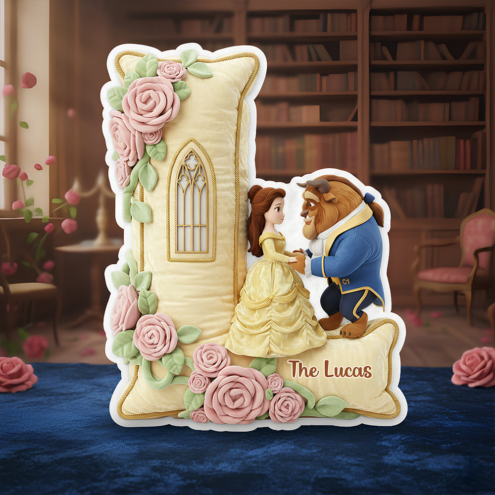 Magical Moments: Personalized Alphabet Fairy Tales Pillow - Unique Gift for Loved Ones Pillow PopCulturePrints