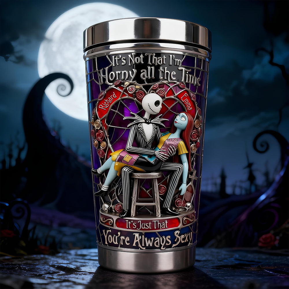 Naughty Couple Tumbler - Perfect Personalized Gift for Romantic Partners Tumbler Cup PopCulturePrints