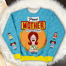 Load image into Gallery viewer, Proud Mother: Personalized 3D Shirt Celebrating Unique Moms - Perfect Gift for Mom &amp; Grandma AOP Products PopCulturePrints

