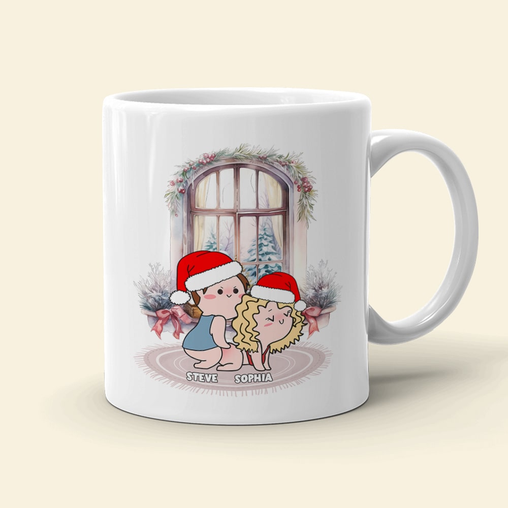 Personalized Christmas Couple Mug - Fun & Festive Gift