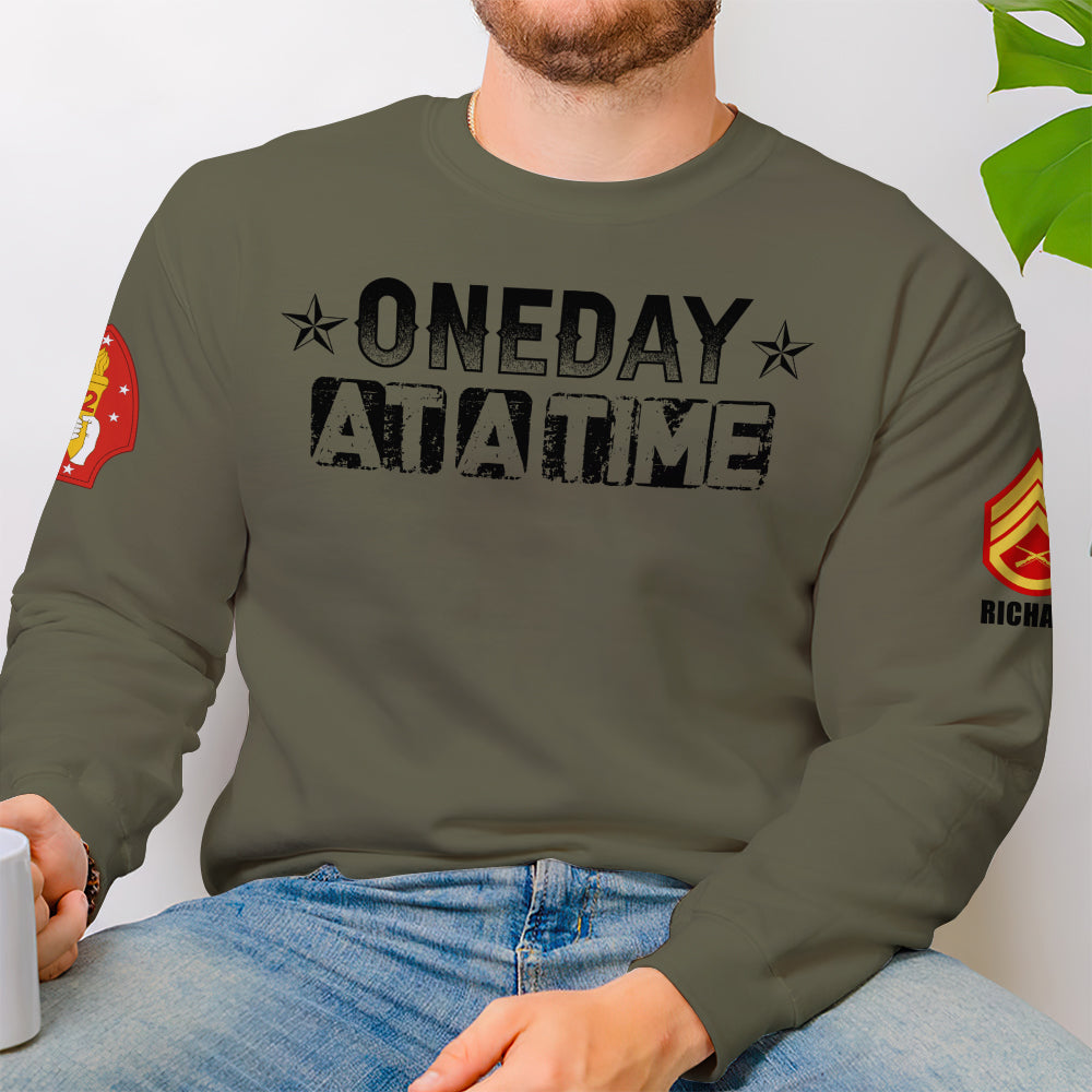 Custom Military Rank 3D Shirt for Veterans - Inspirational Design