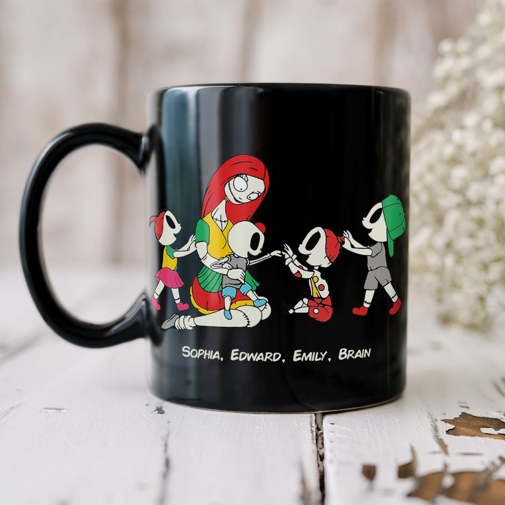 Personalized Horror-Themed Family Coffee Mug: Partners in Crime Coffee Mug PopCulturePrints