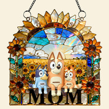 Load image into Gallery viewer, Love Mom Suncatcher - A Heartwarming Personalized Gift for Mothers Ornament PopCulturePrints
