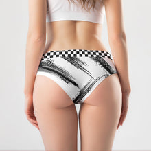 Load image into Gallery viewer, Personalized Checkered Motocross Girl Briefs Boxer Briefs PopCulturePrints
