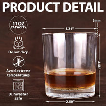 Load image into Gallery viewer, Our First Father&#39;s Day Together - Personalized Engraved Whiskey Glass for Dads Whiskey Glass PopCulturePrints
