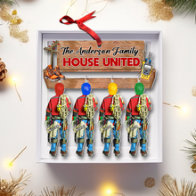 Load image into Gallery viewer, Custom Lineman Family Christmas Ornament Ornament PopCulturePrints
