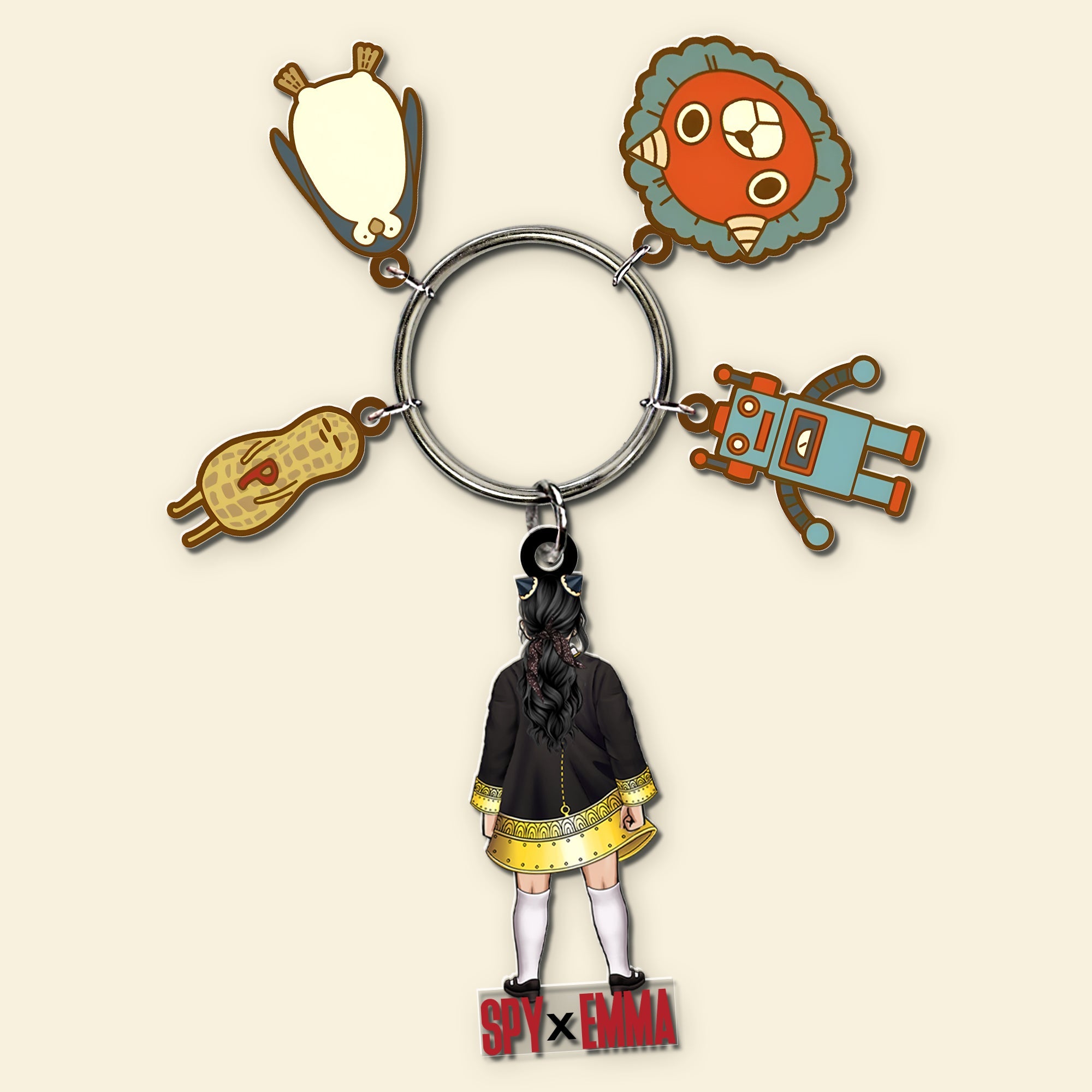 Custom Movie Fan Keychain - Spy x Emma Design Keychains PopCulturePrints