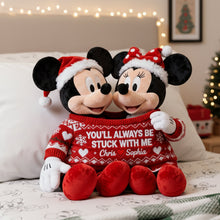 Load image into Gallery viewer, You'll Always Be Stuck With Me - Couple In Cute Sweater Pillow Pillow PopCulturePrints
