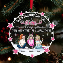 Load image into Gallery viewer, Personalized Christmas Ornament for Friends - Starry Night Design Ornament PopCulturePrints
