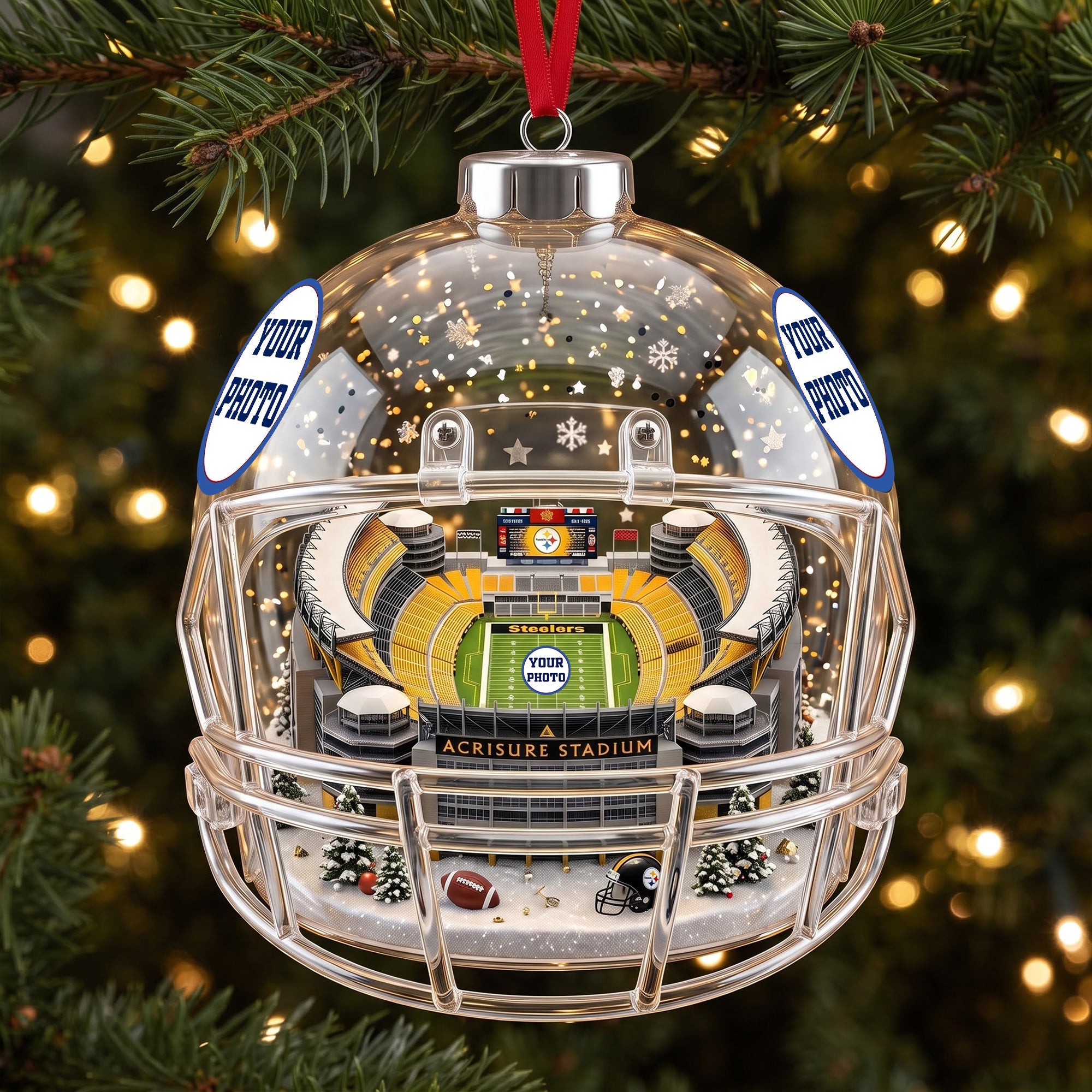 Stadium Acrylic Ornament - Personalized Christmas Gifts For Sport Lovers 01nalu160926 Ornament PopCulturePrints