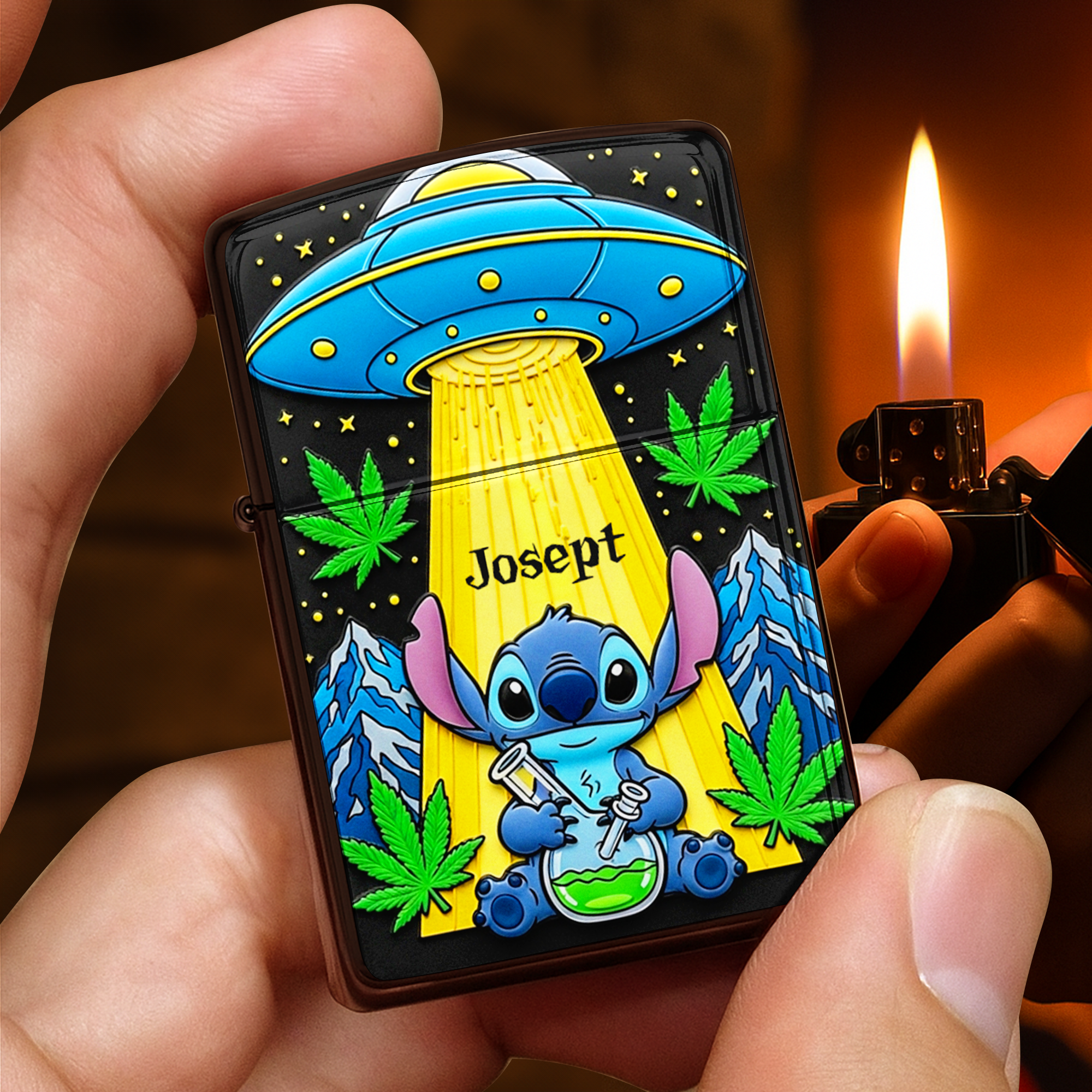 Light Up Your Nights: Personalized Experiment Lighter for Fans - Custom Gift for Everyone Lighter PopCulturePrints