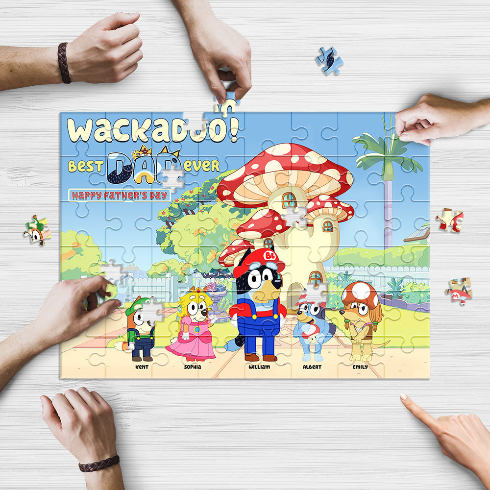 Personalized Father's Day Jigsaw Puzzle - Best Dad Ever!