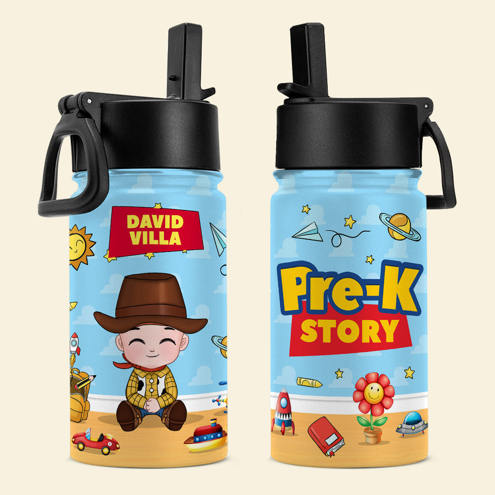 Personalized Pre-K Story Tumbler for Kids Kid Tumbler PopCulturePrints