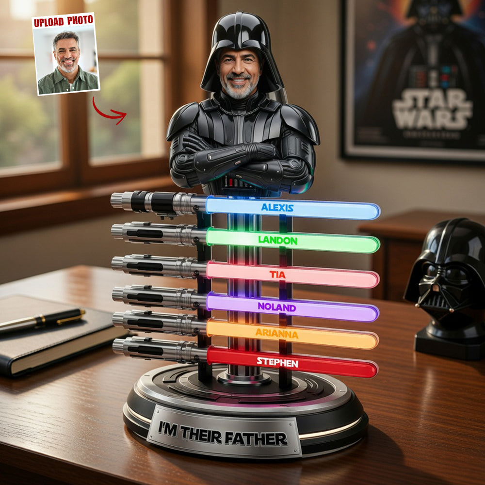 “I’m Their Father” - Unique Personalized Gifts - Custom Universe Acrylic Plaque for Dad, Grandpa, and More! Shaped Plaques PopCulturePrints