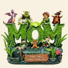 Load image into Gallery viewer, “The Love of a Mother Knows No Bounds” - Personalized Mom Plaque - A Unique Gift for Mom and Grandma Shaped Plaques PopCulturePrints
