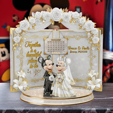 Load image into Gallery viewer, Together Is a Beautiful Place to Be - Personalized Forever Love Acrylic Plaque for Couples Shaped Plaques PopCulturePrints
