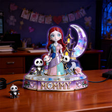 Load image into Gallery viewer, “Every Day is a Journey, and the Journey Itself is Home” - Dark Fantasy Mom &amp; Kids Light Box - Personalized Gift for Mothers Light Box PopCulturePrints
