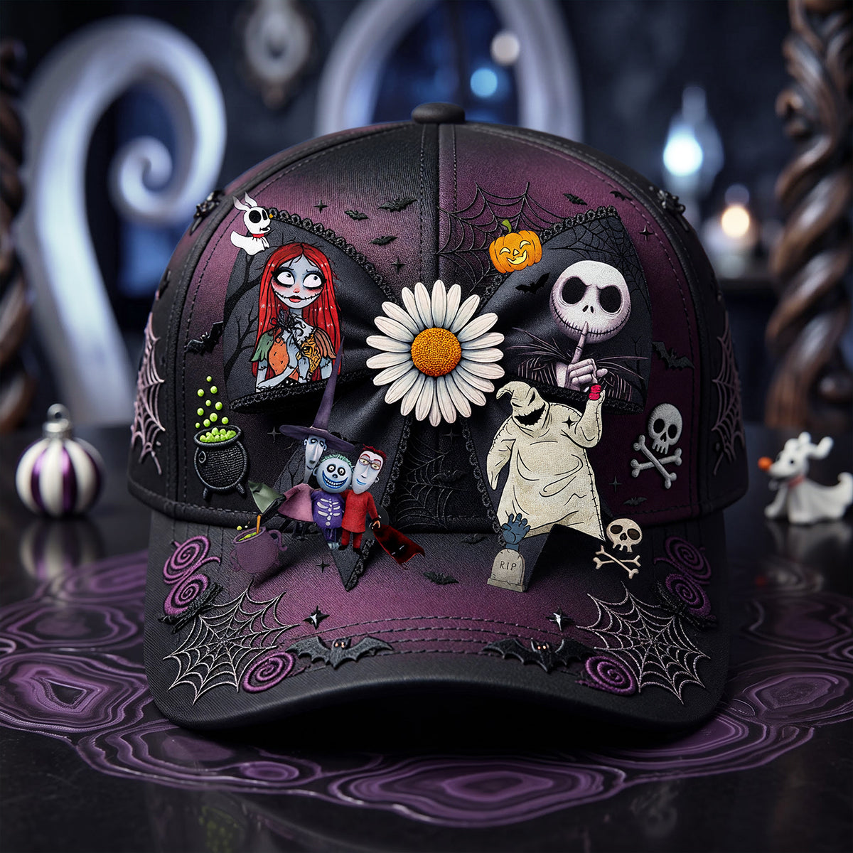 Spooky Skeleton Classic Cap - Personalized Gifts For Movie Lovers 02nata070826 Caps PopCulturePrints