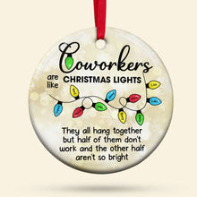 Load image into Gallery viewer, Personalized Ceramic Christmas Ornament for Coworkers
